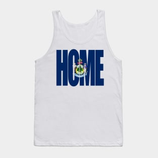 Maine Home - State Flag Tank Top